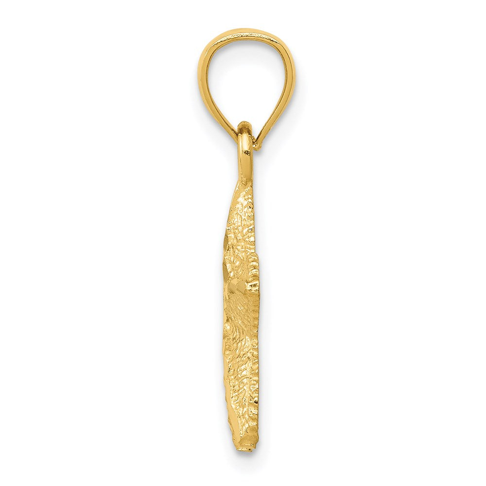 14K Gelbgold Seestern Anhänger