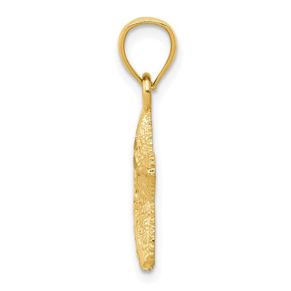 14K Gelbgold Seestern Anhänger