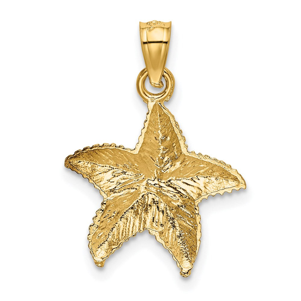 14K Gelbgold Seestern Anhänger
