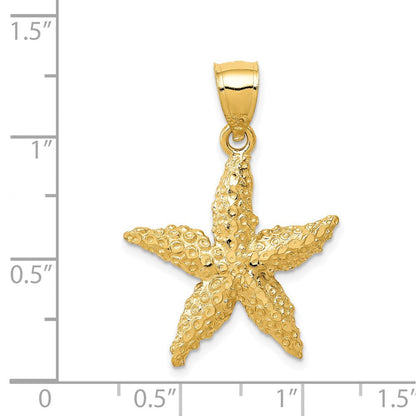 14K Gelbgold Seestern-Anhänger