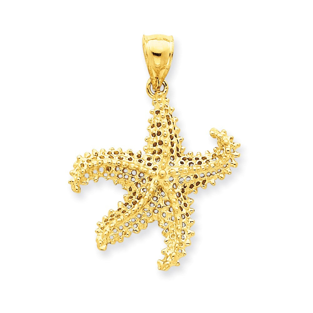 14K Gelbgold Seestern-Anhänger