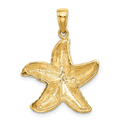 14K Gelbgold Seestern-Anhänger