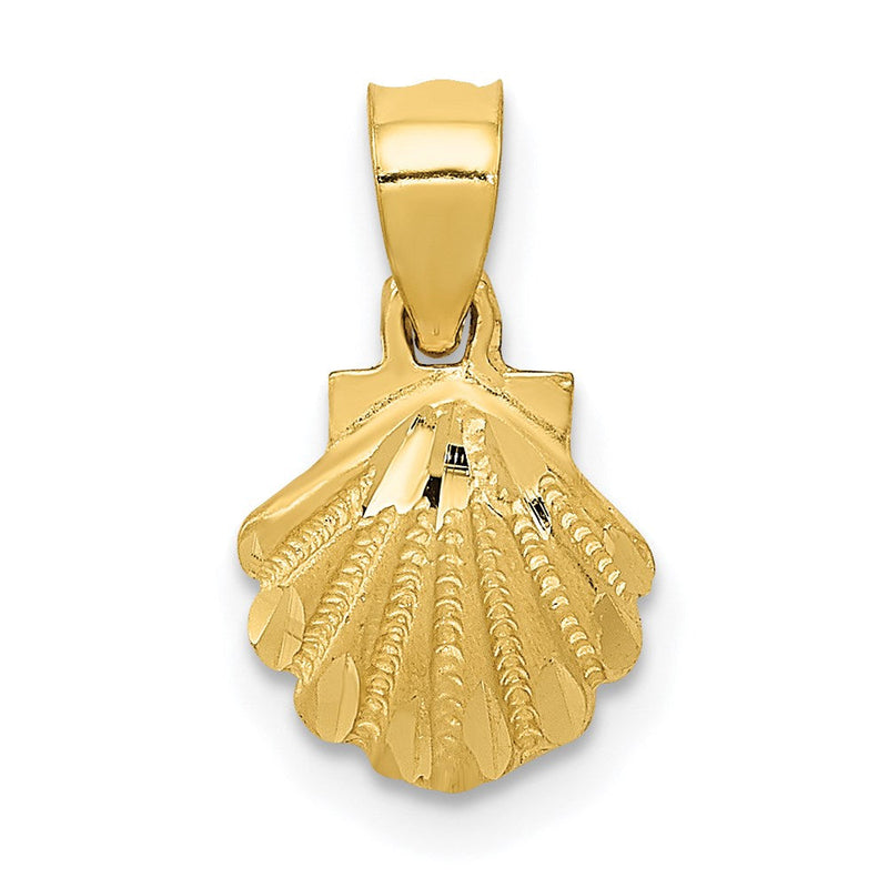 14K Gelbgold Muschel Anhänger