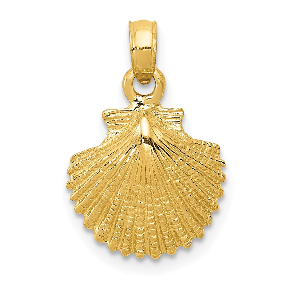 14K Gelbgold Muschel Anhänger