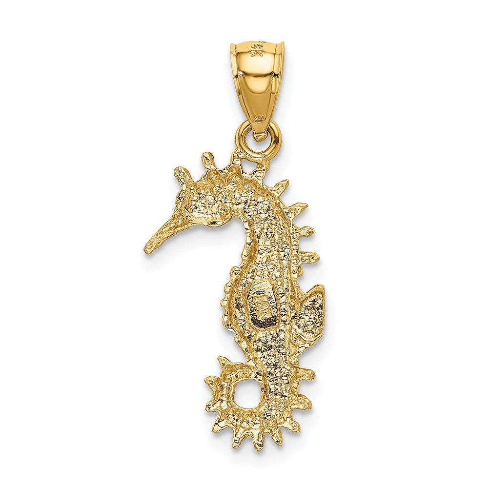 14K Gelbgold Seepferdchen Anhänger