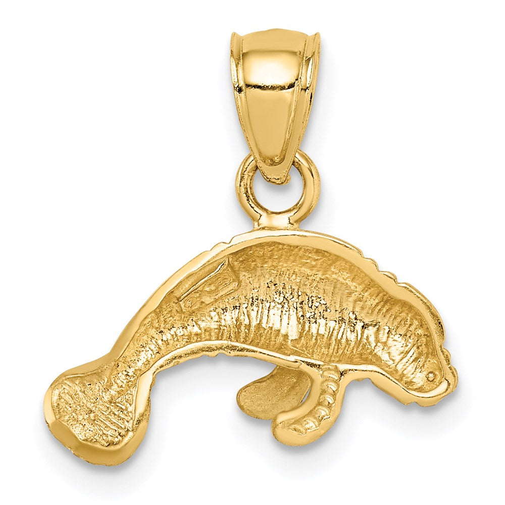 14K Gelbgold Manati-Anhänger