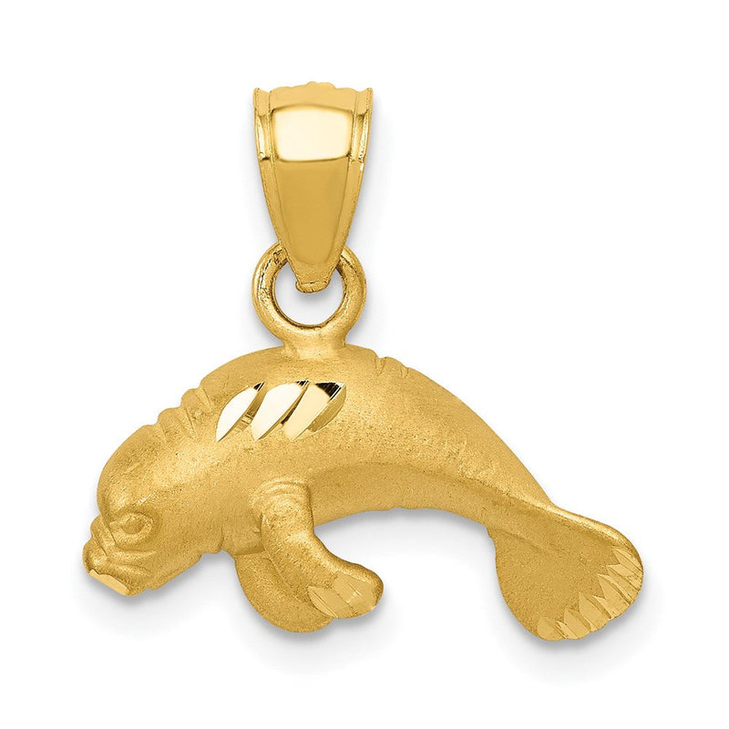 14K Gelbgold Manati-Anhänger