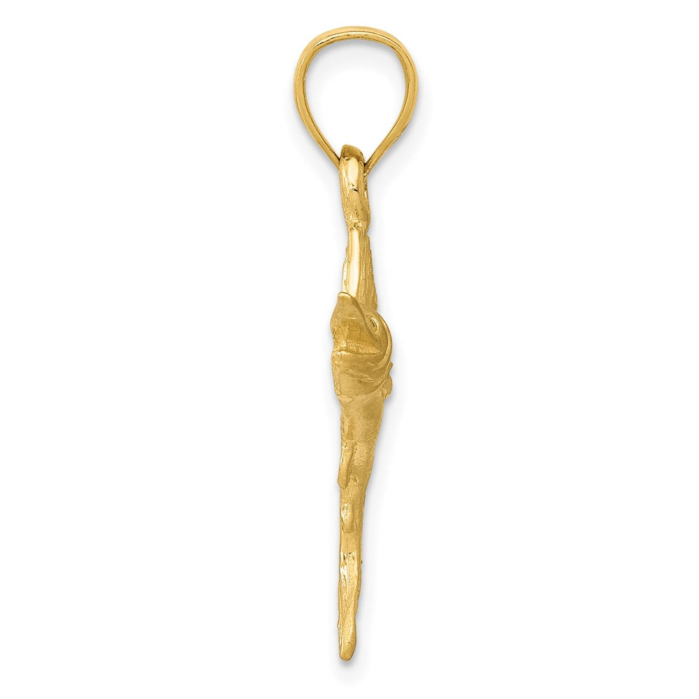 14K Gelbgold Segelfisch-Anhänger