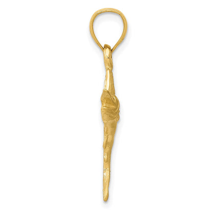 14K Gelbgold Segelfisch-Anhänger