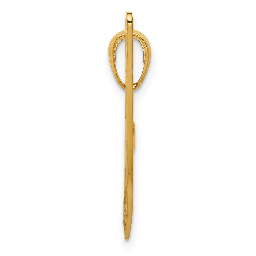14K Gelbgold Luftboot-Anhänger
