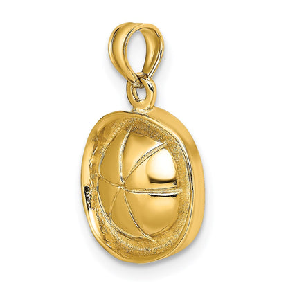 14K Gelbgold 3D-Matrosenmütze-Charm