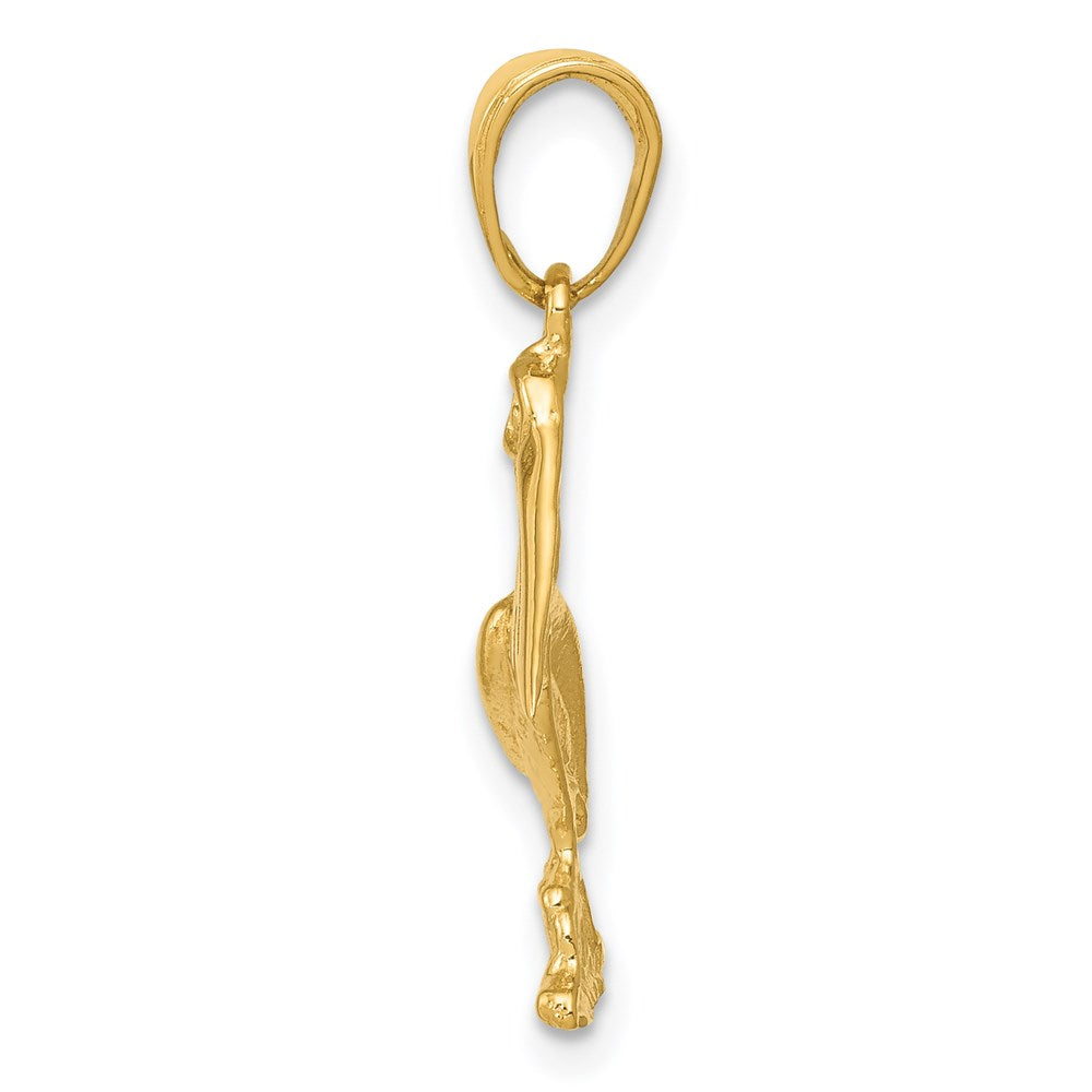 14K Gelbgold Pelican Anhänger