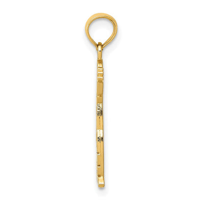 14K Gelbgold Junge Anhänger
