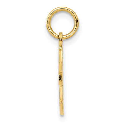 14K Gelbgold Ghost Charm