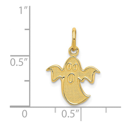 14K Gelbgold Ghost Charm