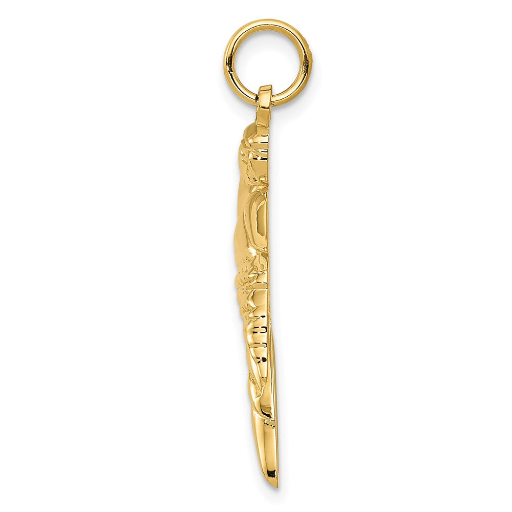 14K Gelbgold Papagei-Charm