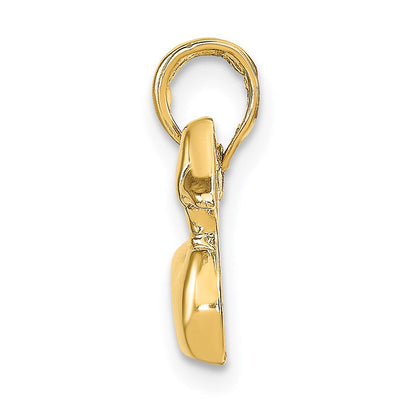 14K Gelbgold Stockenten-Charm