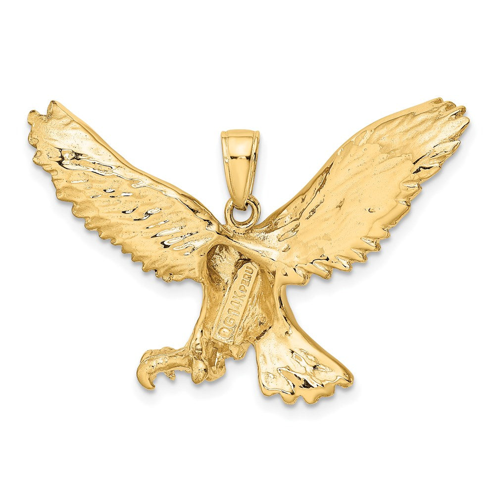 14K Gelbgold Adler-Anhänger