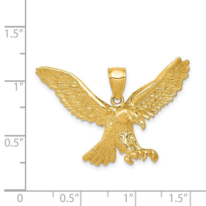 14K Gelbgold Adler-Anhänger