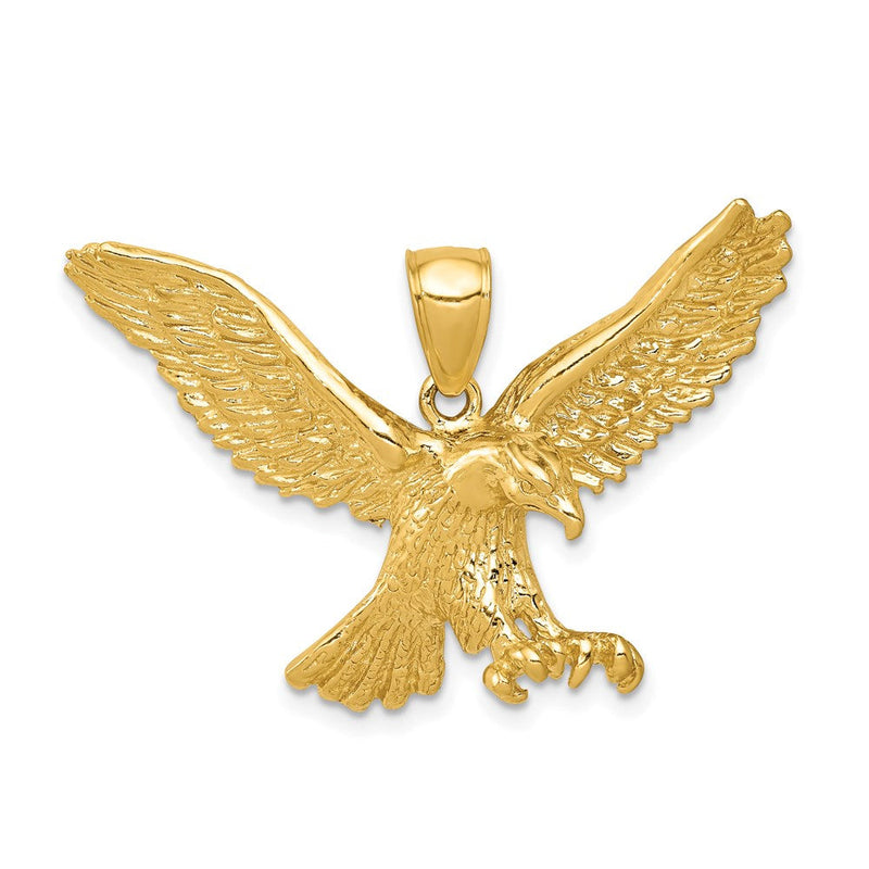 14K Gelbgold Adler-Anhänger