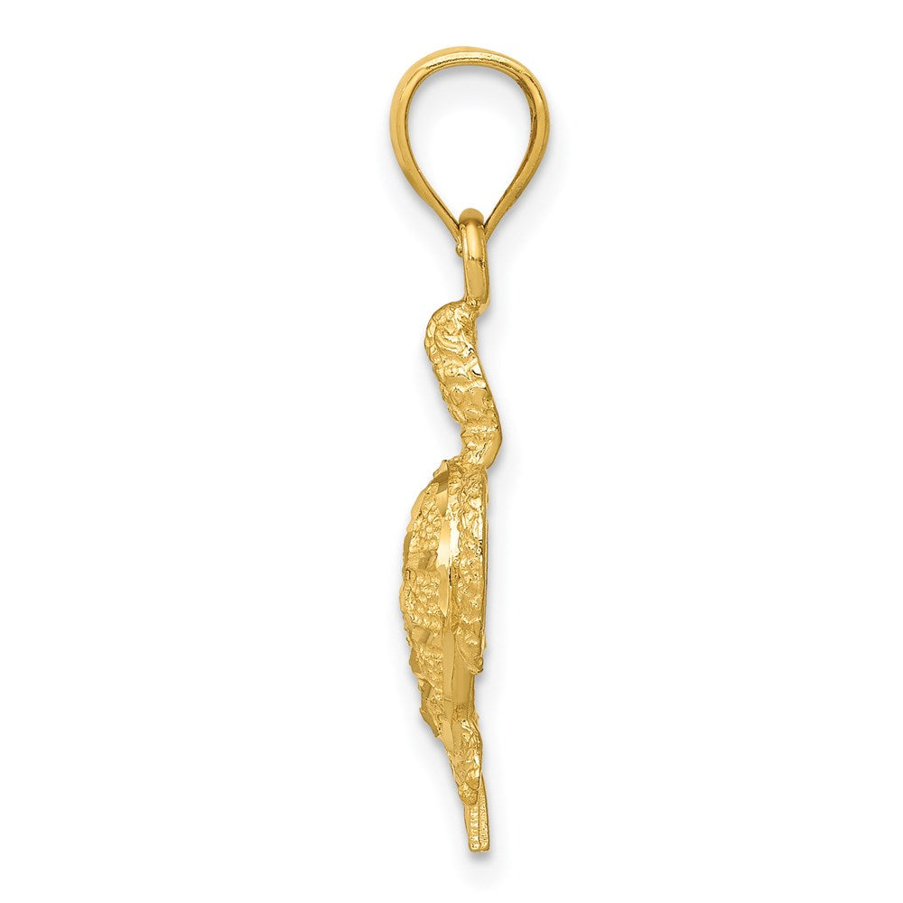 14K Gelbgold Schildkröten-Anhänger