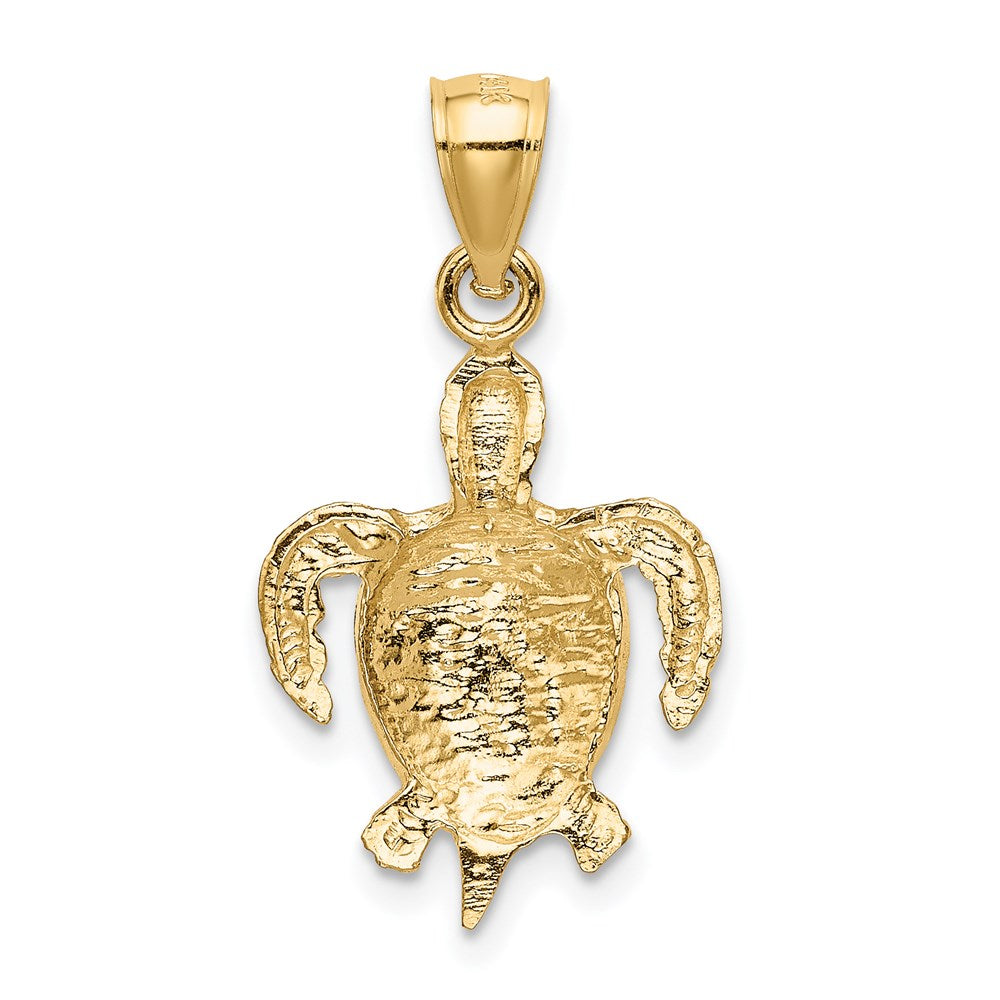 14K Gelbgold Schildkröten-Anhänger