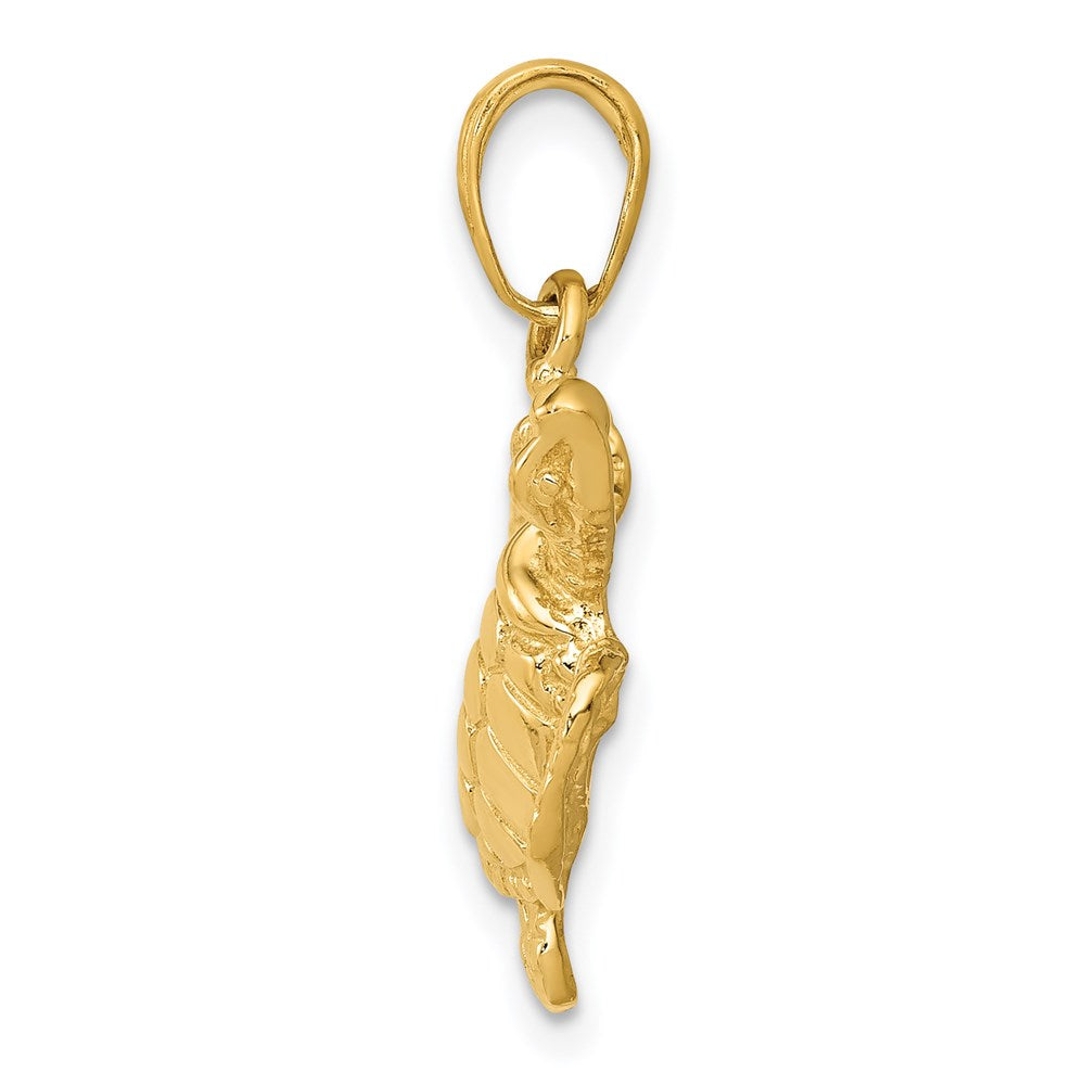 14K Gelbgold Meeresschildkröte-Anhänger