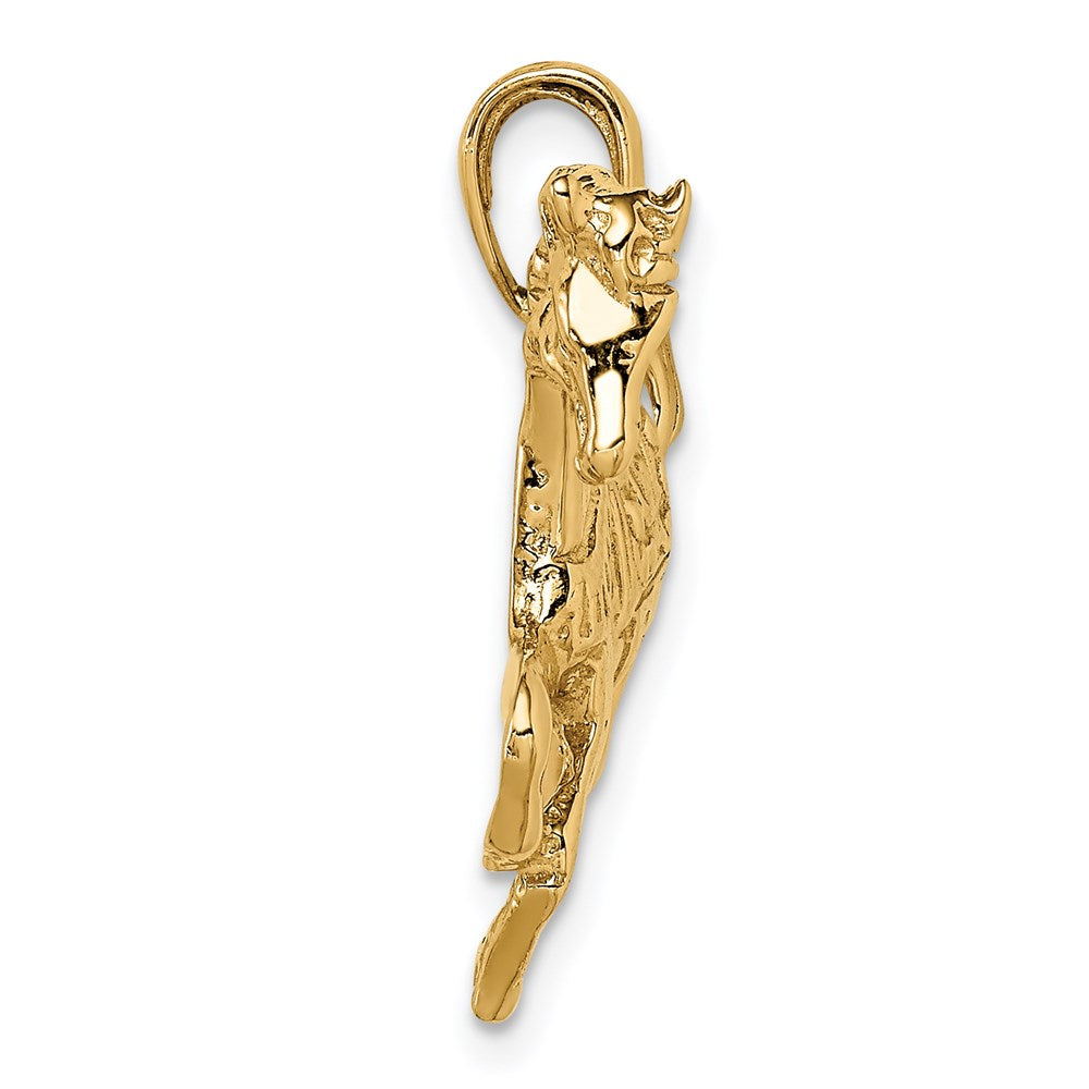 14K Gelbgold Pferd-Anhänger