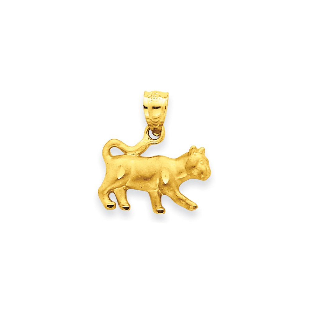 14K Gelbgold Anhänger "Zebra" diamantiert