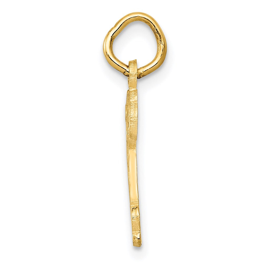 14K Gelbgold Puppy Charm