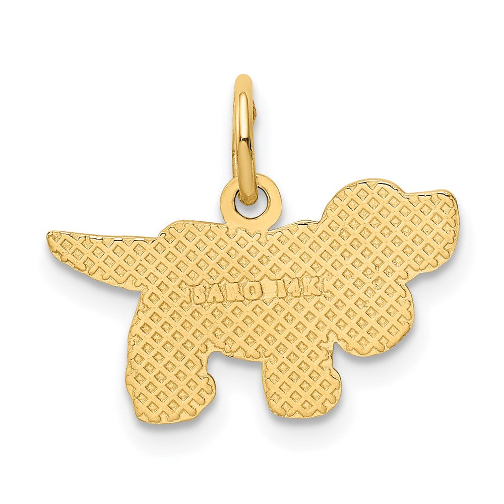 14K Gelbgold Saint Bernard Charm