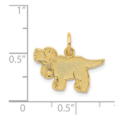 14K Gelbgold Saint Bernard Charm