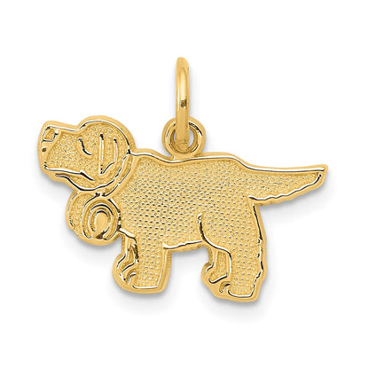 14K Gelbgold Saint Bernard Charm
