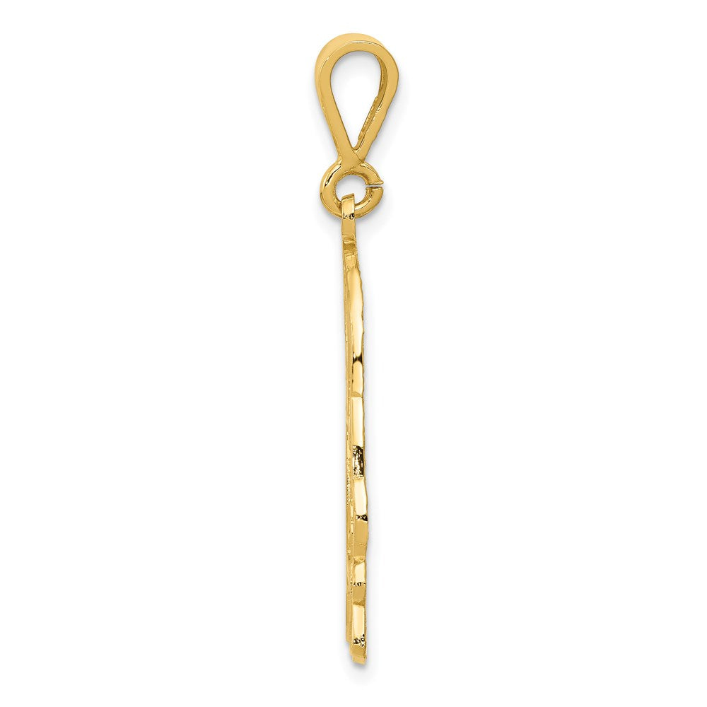 14K Gelbgold Beagle-Anhänger
