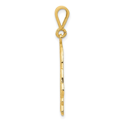 14K Gelbgold Beagle-Anhänger
