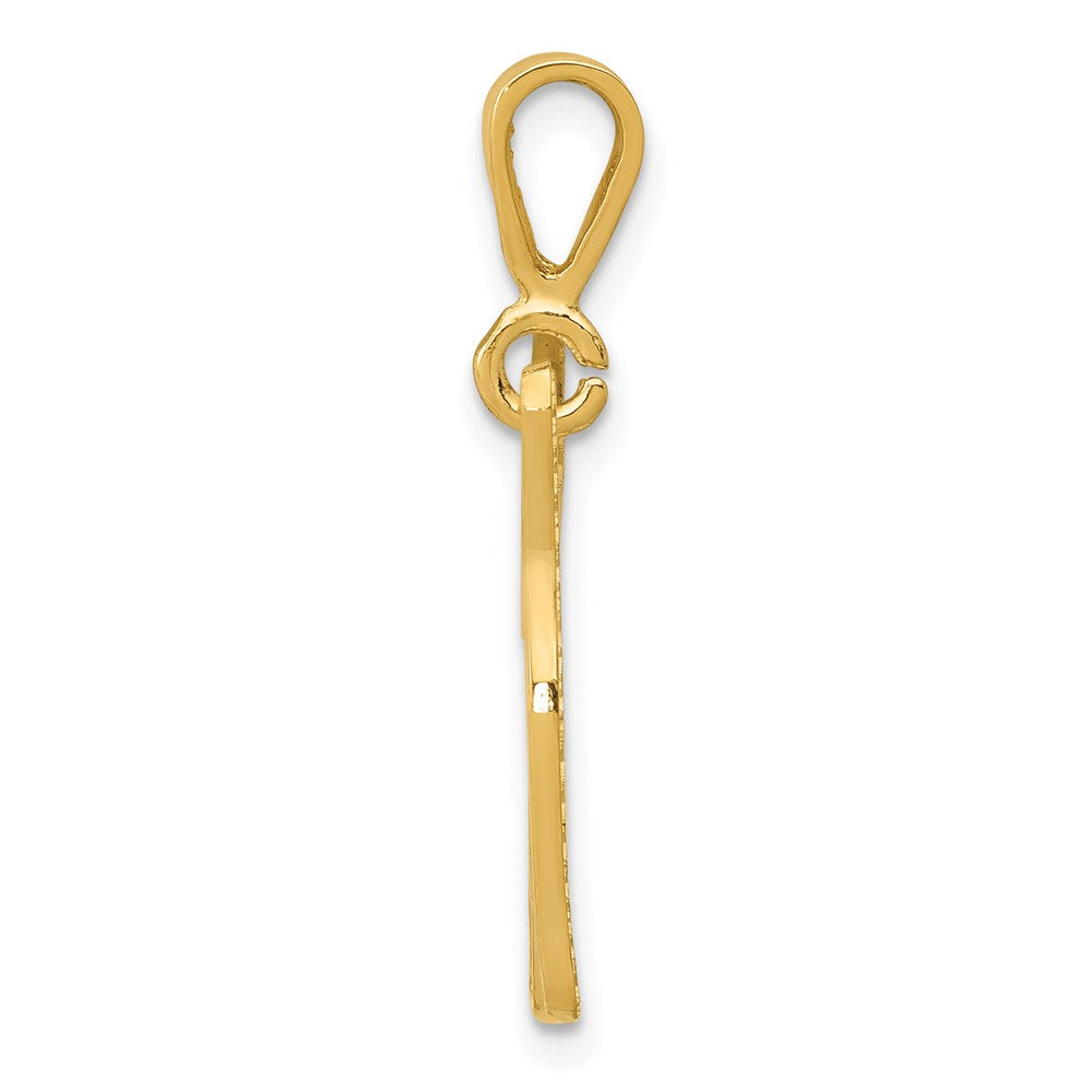 14K Gelbgold Jack-Russell-Terrier-Hundeanhänger