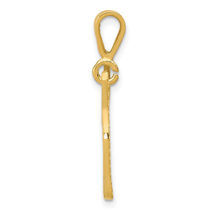 14K Gelbgold Jack-Russell-Terrier-Hundeanhänger