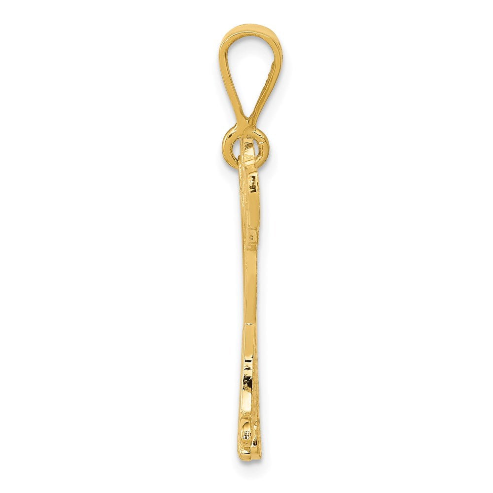 14K Gelbgold Mastiff-Anhänger