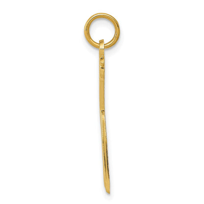 14K Gelbgold Scissors Charm