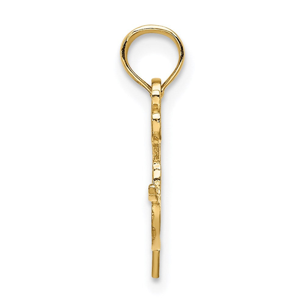 14K Gelbgold Paint Pallet Charm