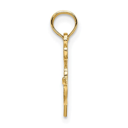 14K Gelbgold Paint Pallet Charm