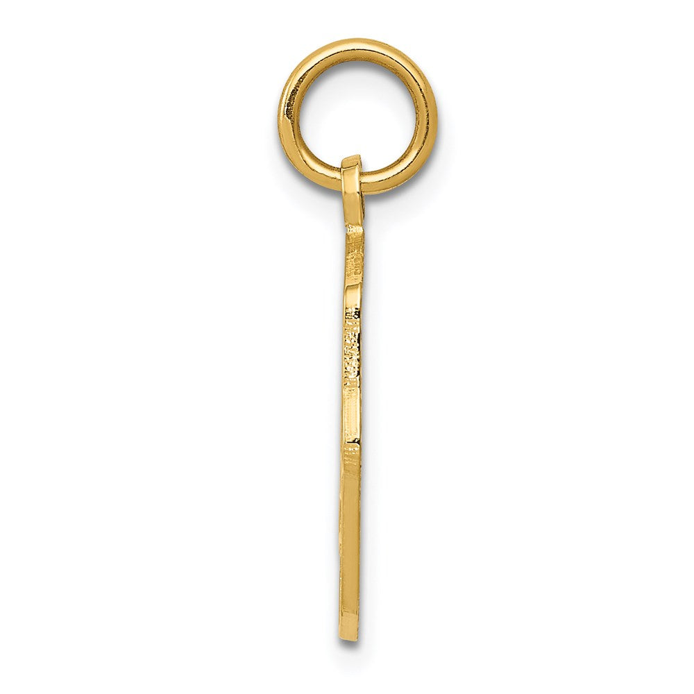 14K Gelbgold Comedy Mask Charm