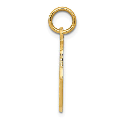 14K Gelbgold Comedy Mask Charm