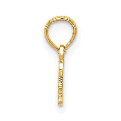 14K Gelbgold Electric Gitarre Anhänger