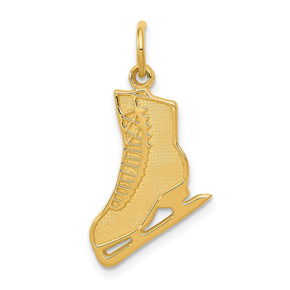 14K Gelbgold Figure Skate