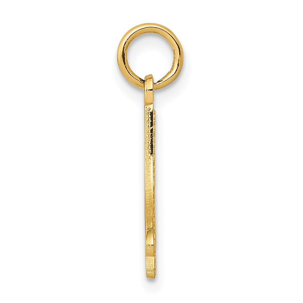 14K Gelbgold Figure Skate