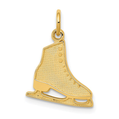 14K Gelbgold Figure Skate