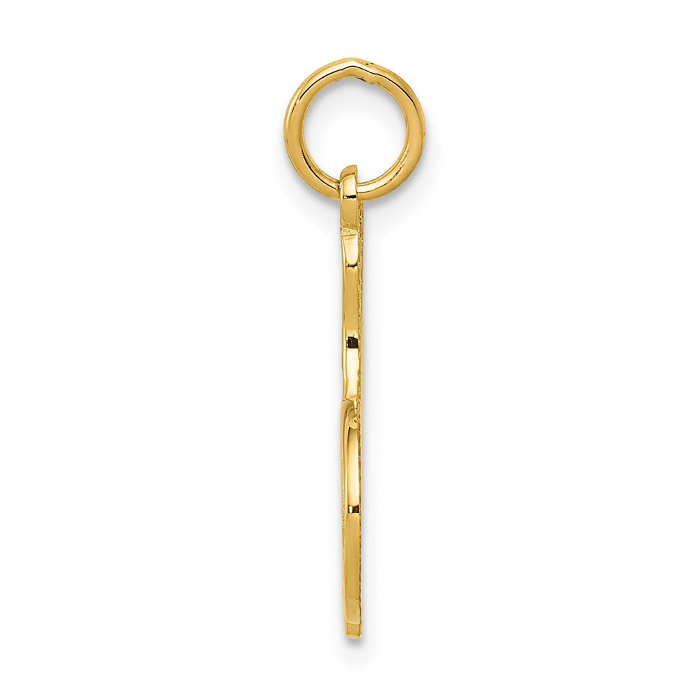 14K Gelbgold Bowling Pins Charm