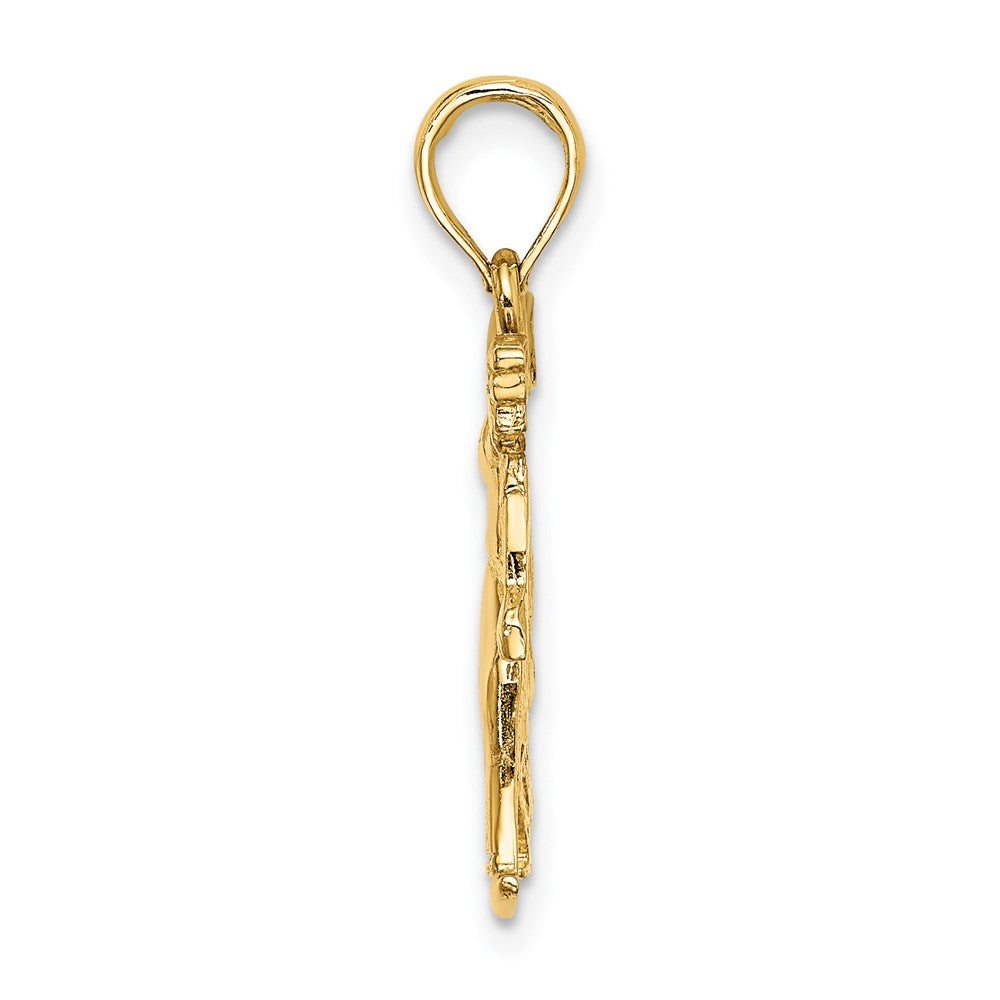 14K Gelbgold Male Bowling Charm