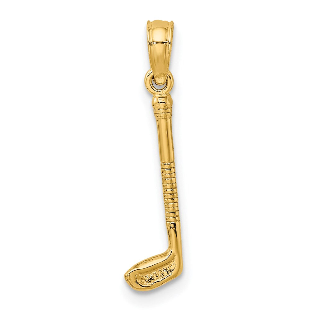 14K Gelbgold Golf Club Charm